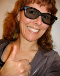 Giving the thumbs-up for "Up" in my 3-D glasses.